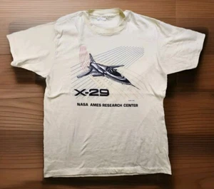 Vtg Hanes MGA Malibu X-29 Mens T-Shirt Med NASA Ames Research Center  - Picture 1 of 9