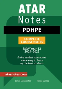 ATAR Notes Year 12 PDHPE Notes (2024-2025) - Picture 1 of 11