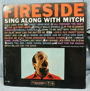 Fireside Sing Along with Mitch Columbia LP Vintage with Lyric pages CL1389 - Imagen 1 de 7
