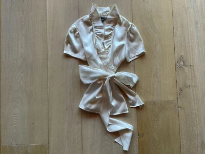Such a beauty! Lafayette 148 vintage fine silk blouse, NWOT, 0 - Image 1 of 4