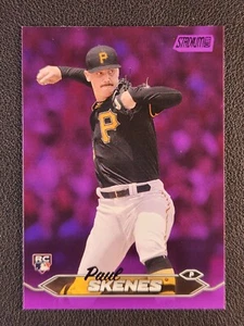 2024 Topps Stadium Club #237 Paul Skenes Rookie RC Purple Foil /75 SSP Rare - Picture 1 of 4