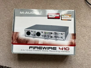 M-Audio Firewire 410 Firewire Audio Interface with PSU & firewire cables in box - Picture 1 of 5