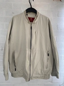 Di Quattro Sportjacke Herren wasserdicht creme leichter Mantel Gr. L - Bild 1 von 11