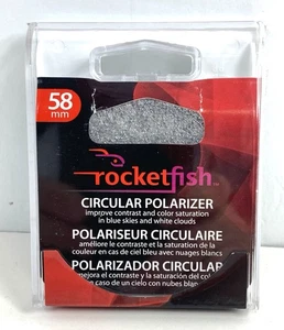 RocketFish 58mm Circular Polarizer Filter (RF-CP58) - NEW Open Box - Picture 1 of 2