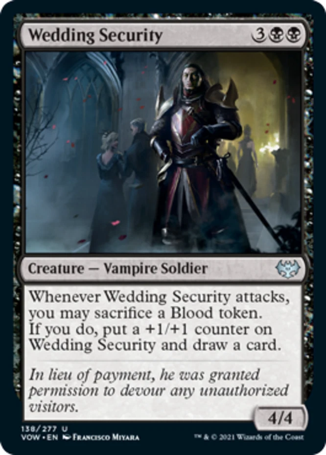Wedding Security - Innistrad: Crimson Vow #138/277 MTG Magic The Gathering - Image 1 of 1