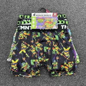 Bioworld Teenage Mutant Ninja Turtles Jungen 4er Pack Boxershorts Unterwäsche Größe S (6/7) - Bild 1 von 6