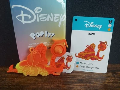 Disney Pop It! Mystery Bag Hank (Nemo) Sensory Fidget Toy, Card & Sticker - Image 1 of 4