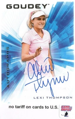 2021 Upper Deck Goodwin Champions Goudey Autographs #GALT Lexi Thompson - Image 1 of 2
