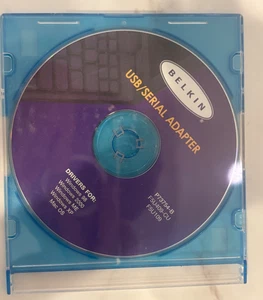 Belkin USB/Serial Adapter DVD Guide - Driver for Windows and Mac OS - Free Ship - Picture 1 of 1