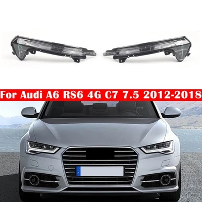 2x Luz indicadora LED de espejo retrovisor lateral para Audi A6 RS6 4G C7 7,5 2012-2018 Foto 1 de 4