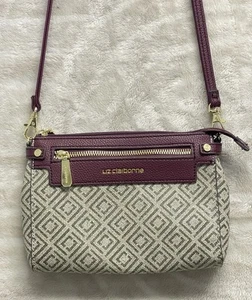 Liz Claiborne Crossbody Schultertasche Handtasche mehrere Taschen Kartenhalter - Bild 1 von 14