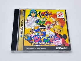 Detana TwinBee Yahoo! Deluxe Pack Sega Saturn Japan Import SS Obi CIB Tested