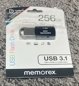 MEMOREX 256GB USB 3.1 Flash Drive Portable High-Speed Storage Open Box - Picture 1 of 3