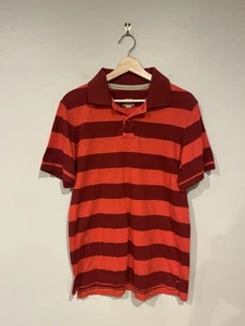 Camisa polo roja a rayas extra grande XL Cherokee para hombre - Imagen 1 de 3