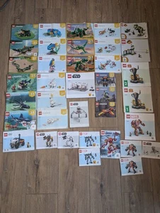 Lego Joblot Pacchetto Di Manuali Creatore Star Wars Marvel - Foto 1 di 16