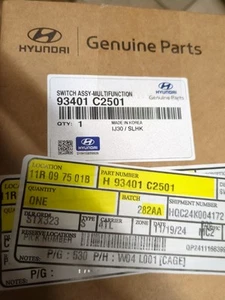  2018-2019 Hyundai Sonata Multifunction Switch Assembly  93401 C2501 OEM NEW - Picture 1 of 4