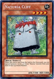 Naturia Cliff Secret Rare Hidden Arsenal 3 YuGiOh Card - Picture 1 of 1