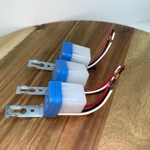 3 Pack Ac Dc 12v 10a Auto On Off Photocell Light Switch Photoswitch Light Sensor - Picture 1 of 16