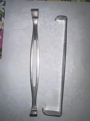 JARIT 200-105 Ejército Marina Retractor 8-1/4" Juego de 2 Alemán Inoxidable Excelente Foto 1 de 3