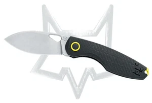 Coltello tascabile Fox Knives Chilin Liner Lock nero G10 N690Co inox FX-530 G10B - Foto 1 di 2