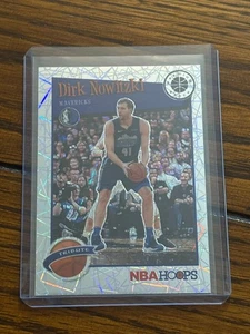 Dirk Nowitzki 2019-20 Hoops Premium Lazer Prizm #282 Mavericks - Picture 1 of 2