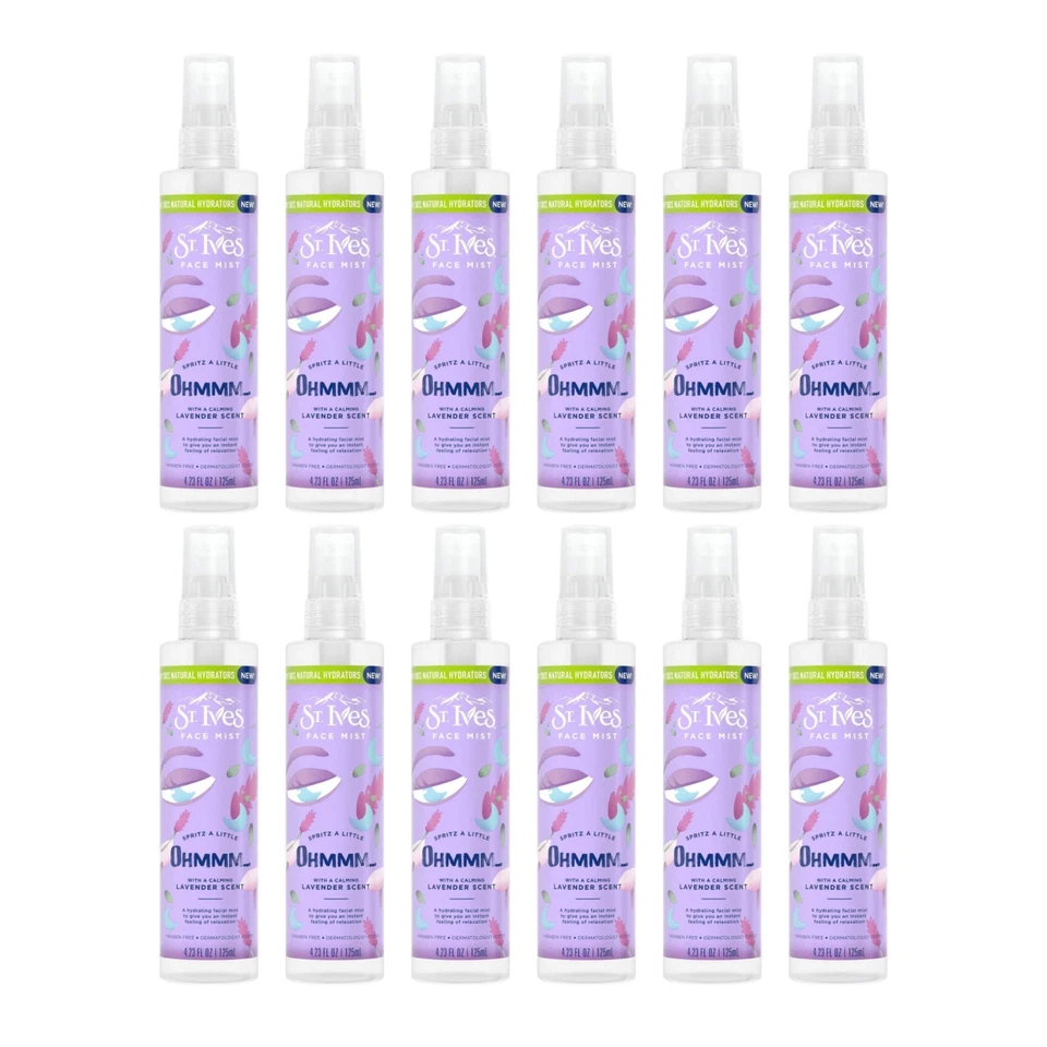 2x St. Ives Face Mist Relaxing Lavender 4.23 Oz