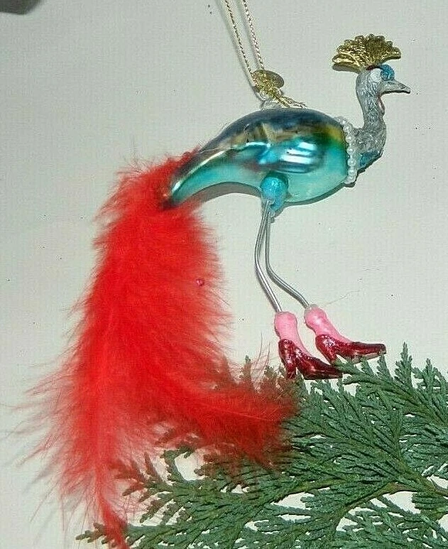 Christbaumschmuck -  Vogel - Pfau - Hänger - Deko  - Bild 1 von 1