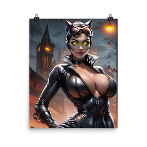 Catwoman DC Comics Poster | Museum-Quality Matte Print in Multiple Sizes - Picture 1 of 5