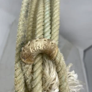 Kings Saddlery Sheridan Coiled King Rope Lasso with Leather Burner Grip NEW NIB - Picture 1 of 4
