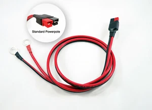 3' 45A DC Netzteil Kabel passt Anderson Powerpole 12awg 3/8" Ring Klemmen - Bild 1 von 4