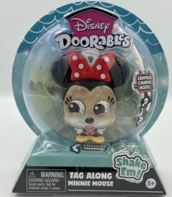 Clip de mochila con dijes sorpresa Disney Doorables Minnie Mouse etiqueta a lo largo Foto 1 de 3