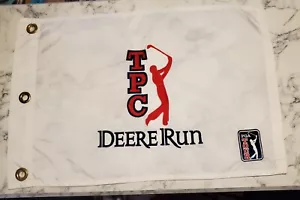 Used Official 2000 PGA Tour TPC Deere Run Golf Flag (John Deere?) - Picture 1 of 4