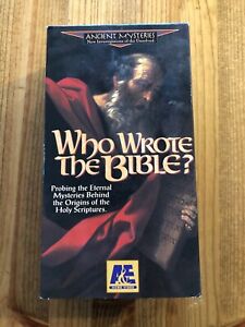 Who Wrote the Bible (VHS, 1999, 2-Tape Set)  A&E Home Video