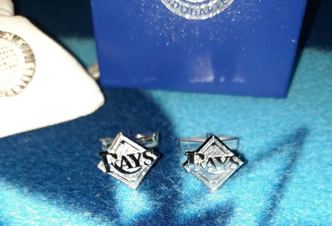 Tampa Bay Rays 925 Sterling Silver Cufflinks by The Cufflink Headquarters New Cover