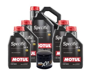 9L Motul SPECIFIC 948B 5W20 Wix XP Filter Motor Oil Change Kit API SN - Picture 1 of 1