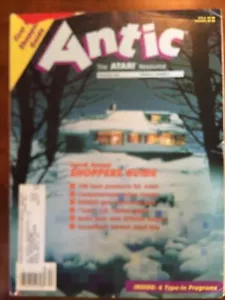 Antic (December 1985, Vol.4, No.8) Vintage Atari Resource Computer Magazine! - Picture 1 of 15