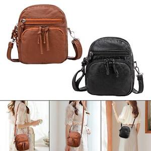 Stylish Soft PU Shoulder Bag Purse Women's Adjustable Strap Handbag for