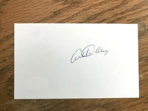 Arthur Ashe vintage signed 3x5 signature - HOF, Wimbledon - PSA/DNA Auth - Picture 1 of 3