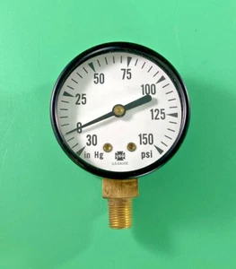 U.S.GAUGE C500 PRESSURE GAUGE 0 TO 150 PSI - Picture 1 of 6
