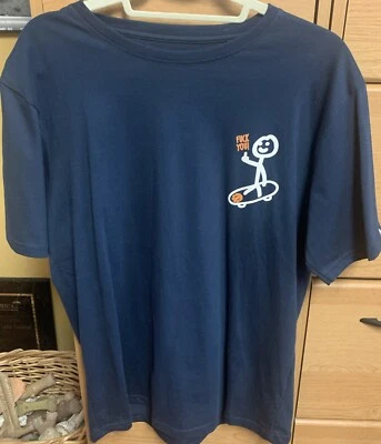 Camiseta Element Talla Grande Azul Marino Producto Sostenible Top Tee Foto 1 de 4