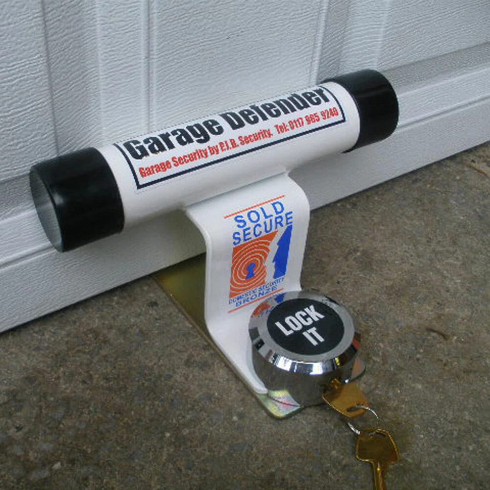 Defensor de garagem PJB Master branco com trava (PJB321) - Imagem 1 de 1