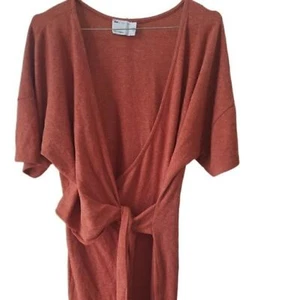 ASOS Design Orange Wrap Sweater - Picture 1 of 3