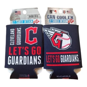 Cleveland Guardians MLB Slogan Can Cooler - LET'S GO GUARDIANS - Picture 1 of 1