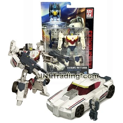 Year 2015 Transformers Titans Return 5.5" Figure AUTOBOT THROTTLE and BREAKAWAY - Image 1 of 2