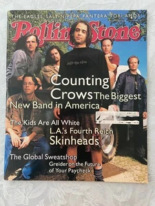 Rolling Stone Magazine Counting Crows 1994 con mini disco promocional "Turn It Up" - Imagen 1 de 4
