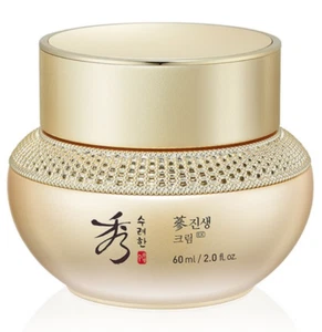Crema de ginseng Sooryehan 60 ml Crema elástica para cuidado de arrugas brillo noble - Imagen 1 de 3