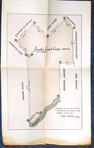 1709  Thomas Fairman MAP of Mannor Of Highlands Penna. 1894 Reprint #11 - Picture 1 of 5
