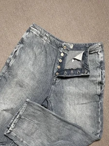 We The Free Free People Jeans Damen 29 Osaka Mid Rise Barrel Jeans helle Waschung - Bild 1 von 11