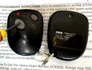 1 1996 BMW Z3 E36 Key Fob Keyless Entry Remote Car Lock 82111469448 OEM Control - Picture 1 of 11