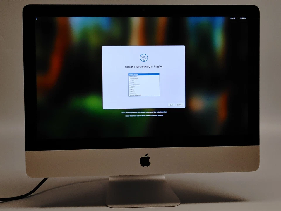 2019 iMac 21.5in A2116 MRT42LL/A i5 8th Gen 3.0Ghz 8GB RAM 256GB SSD - Image 1 of 4